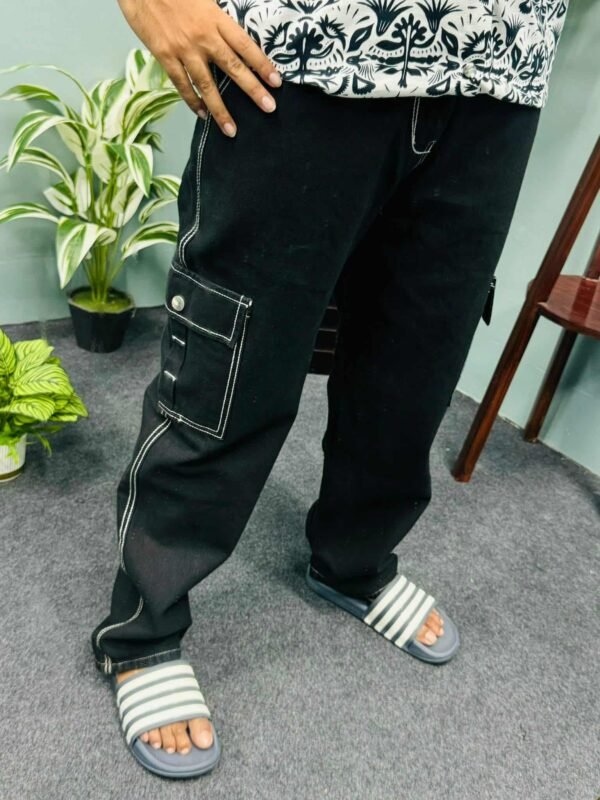 Cargo baggy Denim Jeans 137