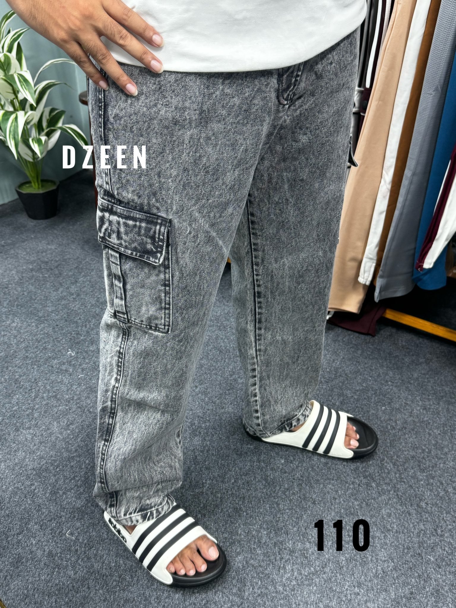 Cargo baggy Denim Jeans 110