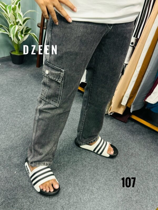 Cargo baggy Denim Jeans 107