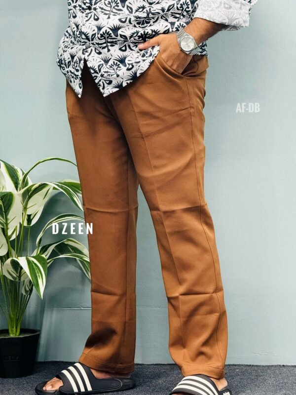 Adjustable Formal Pant (DARK BROWN)