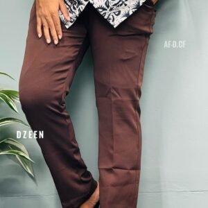 Adjustable Formal Pant (Dark COFFEE)