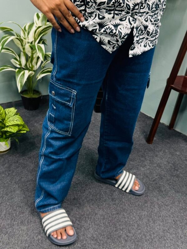Cargo baggy Denim Jeans 138