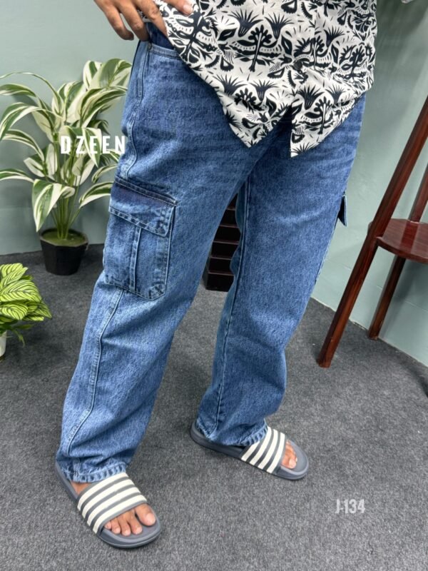Cargo baggy Denim Jeans 134