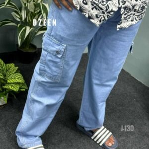 Cargo baggy Denim Jeans 130